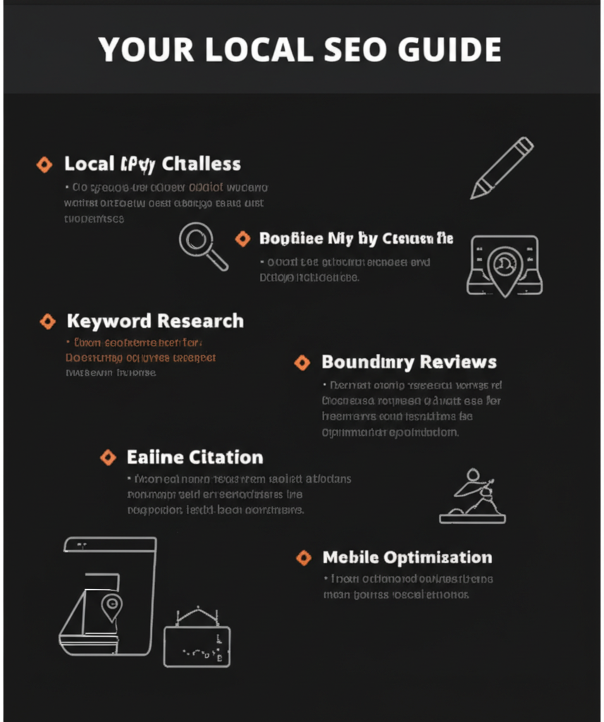 Illustration of local SEO strategies